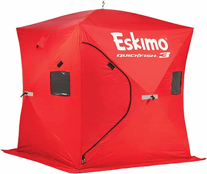 eskimo quick fish ice fishing shelter review, best ice fishing shelters 2022, ice fishing shelter reviews, ice fishing shanty reviews, best ice fishing shanty 2022